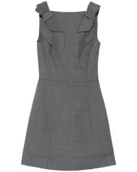 ShuShu/Tong - Bow-Strap Mini Dress - Lyst