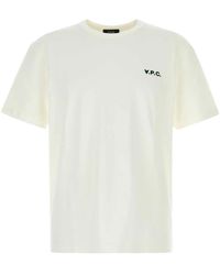 A.P.C. - T-Shirt Con Logo - Lyst