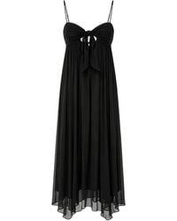 Twinset - Bow-Detail Cut-Out Dress - Lyst