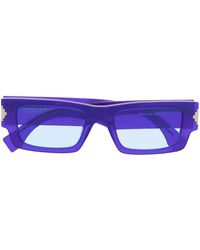 Marcelo Burlon - Square-frame Transparent Sunglasses - Lyst
