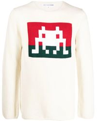 Comme des Garçons - Graphic-Print Jumper - Lyst