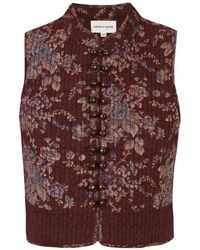 Antik Batik - Cinzo Floral-Print Quilted Vest - Lyst