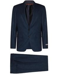 Canali - Wollen Pak Met Enkele Rij Knopen - Lyst