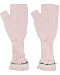 Barrie - Fingerless Knit Gloves - Lyst