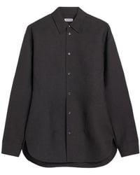 Jil Sander - Wool Twill Shirt - Lyst