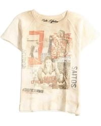 SAITOS - Waffle Mess Graphic-Print T-Shirt - Lyst