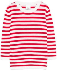 Allude - Striped-Pattern Sweater - Lyst