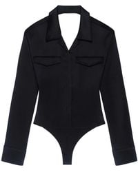 Courreges - Camicia Con Schiena Scoperta - Lyst