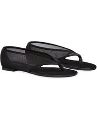 Courreges Scuba Wave Sandals in Black | Lyst