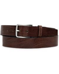 Trussardi - Logo-Engraved Buckle-Fastening Belt - Lyst