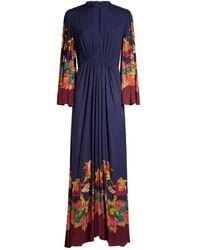 Etro - Langes Kleid Mit Blumenprint, Damen, Größe - Lyst