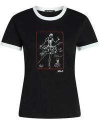 KARL LAGERFELD - Le Ballet T-Shirt - Lyst