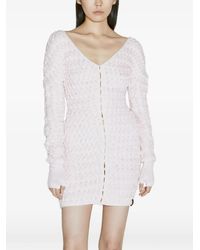 Isa Boulder - V-Neck Long-Sleeved Dress - Lyst