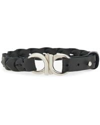 Ferragamo - Gancini Braided Bracelet - Lyst