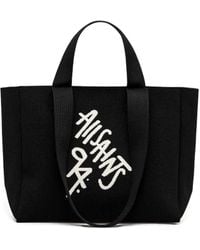AllSaints - Borsa Tote Izzy Con Logo - Lyst
