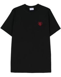 FAMILY FIRST - Embroidered-Logo Cotton T-Shirt - Lyst