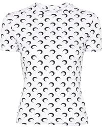 Marine Serre - T-Shirt Crescent Moon - Lyst