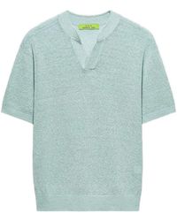 Shanghai Tang - V-Neck T-Shirt - Lyst