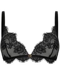 DSquared² - Semi-Sheer Lace Bra - Lyst