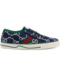 Gucci Baskets Tennis 1977 pour homme - Bleu