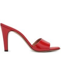 Ferragamo - Sandalen Mit Streifendetail - Lyst