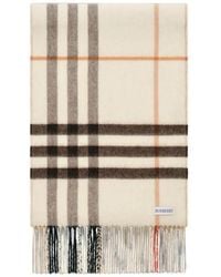 Burberry - Reversible Check Cashmere Scarf - Lyst