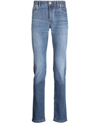 Brioni - Skinny-Cut Cotton Jeans - Lyst