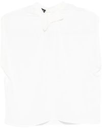 DR. HOPE - Blouse Met Strik - Lyst