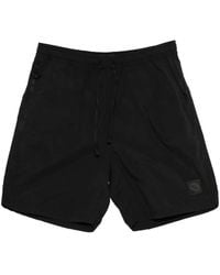 Stone Island - Smerigliato_S. Bermudas Smerigliato_S.I. Con Cordones Y Parche Del Logo - Lyst