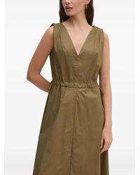Sandro Ferrone - V-Neck Drawstring Maxi Dress - Lyst
