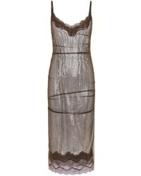 16Arlington - Andrea Lace-Trimmed Sequin-Embellished Midi Dress - Lyst