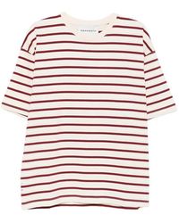 Amaranto - Striped Short-Sleeve T-Shirt - Lyst
