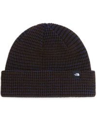 The North Face - Tnf Fisherman Logo-Patch Beanie Hat - Lyst