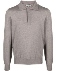 Canali - Half-zip Merino Wool Polo Shirt - Lyst