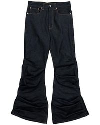 Junya Watanabe - Bunched-Hem Flared Jeans - Lyst