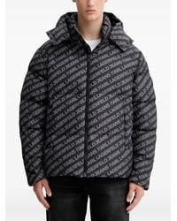 KARL LAGERFELD - Logo-Padded Jacket - Lyst