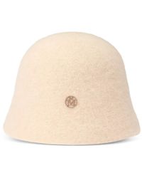 Maison Michel - Pablo Logo-Detail Hat - Lyst