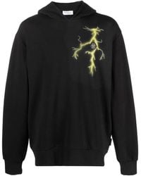Philipp Plein - Gothic-Print Rhinestone-Embellished Hoodie - Lyst