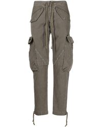 Greg Lauren - Tapered Cotton Cargo Trousers - Lyst