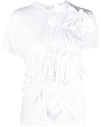 Comme des Garçons - Ruched T-Shirt - Lyst