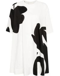JNBY - Floral-Print Cotton Dress - Lyst