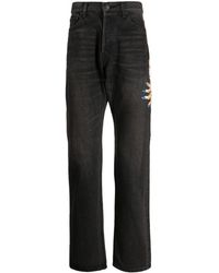 Undercover - Bead-embellished Straight-leg Jeans - Lyst