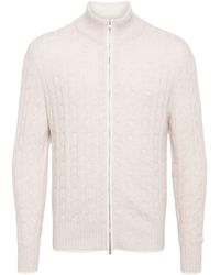N.Peal Cashmere - Cable-knit Cashmere Cardigan - Lyst