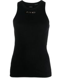 Pinko - Logo Tank Top - Lyst