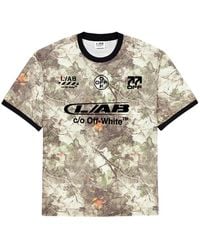 LAB C.O. OFF WHITE - Camouflage-Print T-Shirt - Lyst