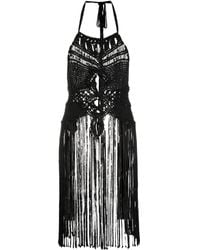 Alberta Ferretti - Cut Out-Detail Knitted Vest - Lyst