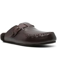 Buttero - Mules Glamping En Cuir Tissé - Lyst