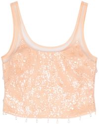 Jonathan Simkhai - Callaway Cropped Tank Top - Lyst