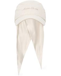 Manière De Voir - Arianne Linen Bandana Cap Natural - Lyst