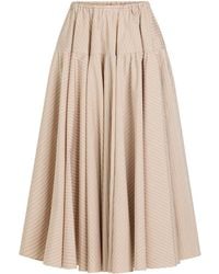 Patou - Maxi-Rok Van Biologisch Katoen Met Print - Lyst